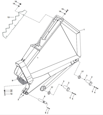 kosz hydrauliczny