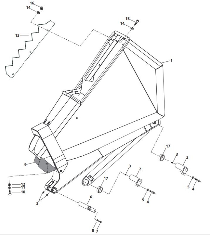 kosz hydrauliczny