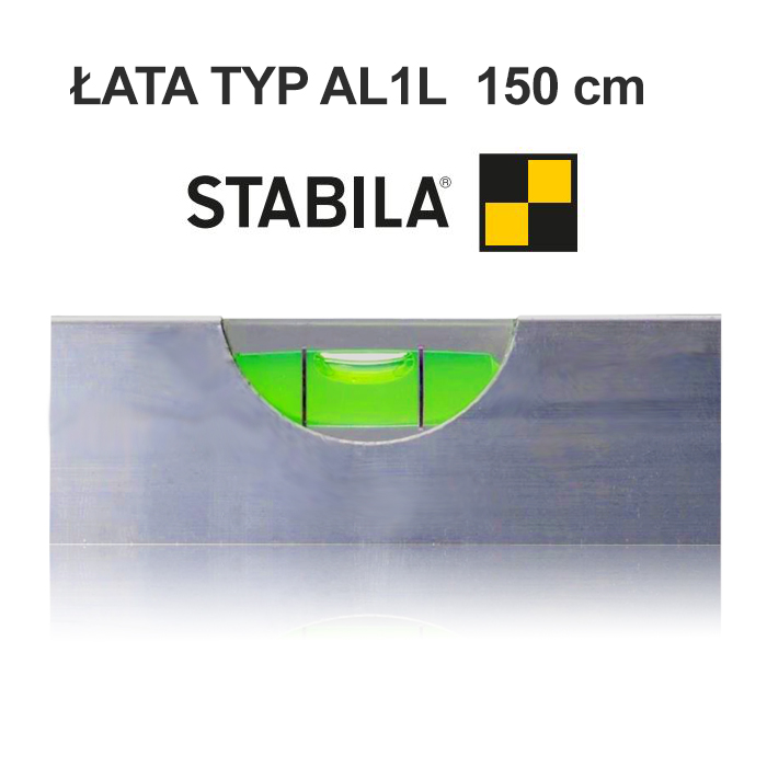 Łata posadzkarska STABILA AL1L 150cm 1 Łata posadzkarska STABILA 150